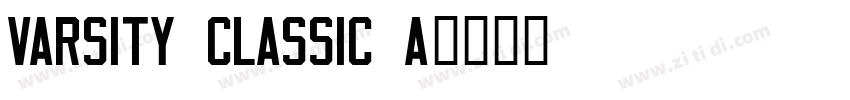 Varsity Classic A字体转换